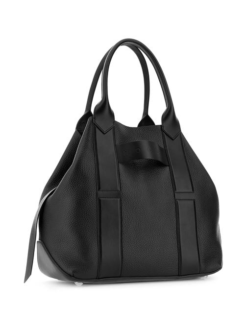 Borsa shopping Script Media in pelle Nero HOGAN | KBW01OA0300 TLZB999